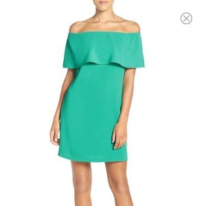 NWT Charles Henry Off Shoulder Dress